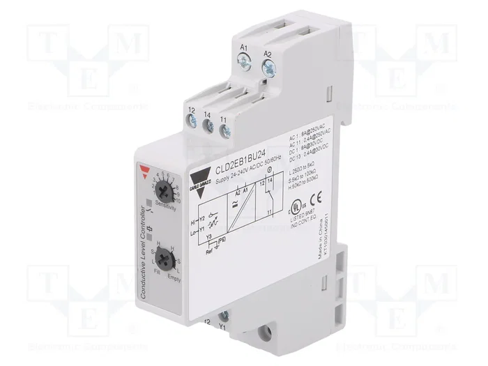 CARLO GAVAZZI CLD2EB1BU24 Relé de monitorización de nivel de líquido conductivo CARLO GAVAZZI CLD2EB1BU24 Relé de monitorización de nivel de líquido conductivo