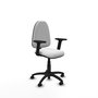 PIQUERAS Y CRESPO Silla de oficina Aýna Blanca con Brazos 2D