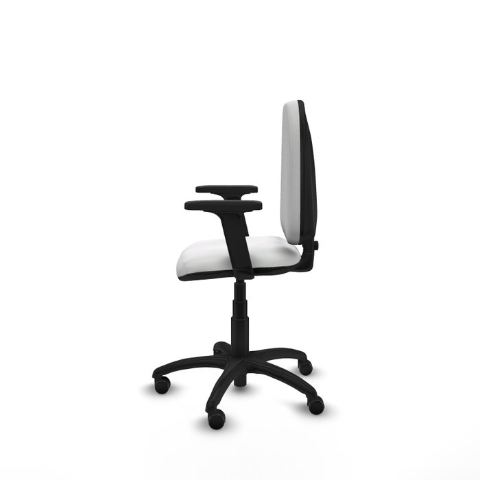 PIQUERAS Y CRESPO Silla de oficina Aýna Blanca con Brazos 2D