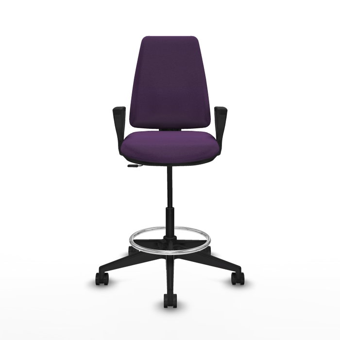 PIQUERAS Y CRESPO Taburete Elche CP Bali morado