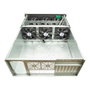 Inter-Tech 4F28 MINING-RACK 4U Negro y Plata