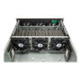 Inter-Tech 4F28 MINING-RACK 4U Negro y Plata