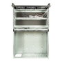 Inter-Tech 4F28 MINING-RACK 4U Negro y Plata