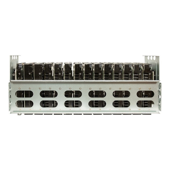 Inter-Tech 4F28 MINING-RACK 4U Negro y Plata Inter-Tech 4F28 MINING-RACK 4U Negro y Plata
