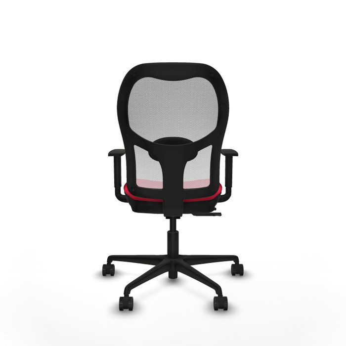 PIQUERAS Y CRESPO Silla de oficina Jorquera Roja con Malla Blanca PIQUERAS Y CRESPO Silla de oficina Jorquera Roja con Malla Blanca