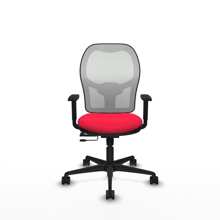 PIQUERAS Y CRESPO Silla de oficina Jorquera Roja con Malla Blanca PIQUERAS Y CRESPO Silla de oficina Jorquera Roja con Malla Blanca