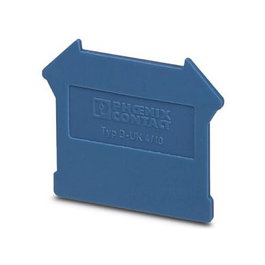Phoenix Contact D-UK 4/10 BU Tapa para bloque de terminales Azul