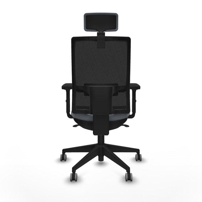 PIQUERAS Y CRESPO Silla de oficina Horna con mecanismo Sincro, Gris y Negro PIQUERAS Y CRESPO Silla de oficina Horna con mecanismo Sincro, Gris y Negro