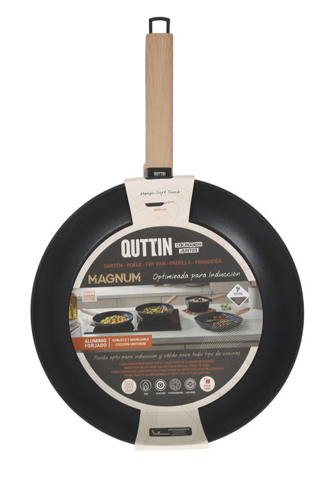 Inde Sartén Aluminio Forjado 30 cm Inducción Magnum Quttin (4 Unidades)