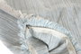 DKD Home Decor Funda Cojin Basicos Azul Blanco 45 x 45 cm Algodon y Poliester Reciclado (4 Unidades)