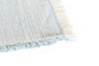 DKD Home Decor Funda Cojin Basicos Azul Blanco 45 x 45 cm Algodon y Poliester Reciclado (4 Unidades)