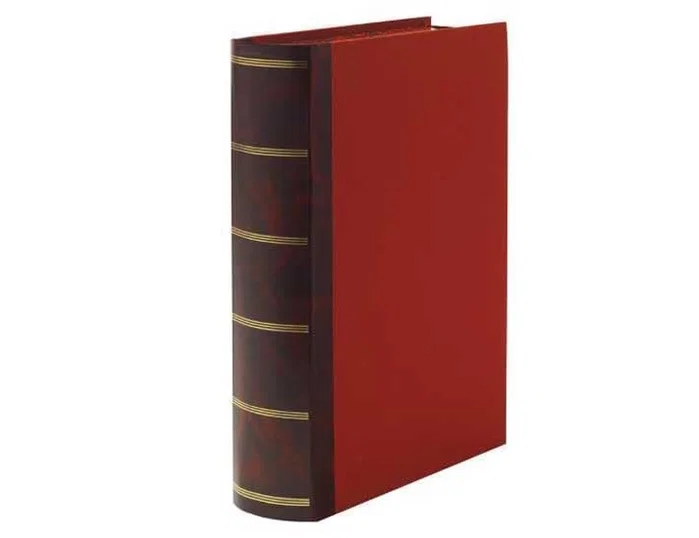 Liderpapel Caja Transferencia Lomo Libro 80 mm Rojo 356x273x87 mm