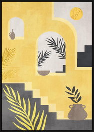 DKD Home Decor Cuadro en Lienzo Enmarcado 83x4,5x123 cm Surtido de 2 Unidades