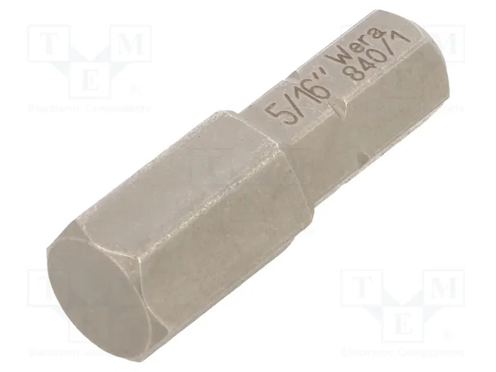 WERA Punta de destornillador Hex Plus HEX 5/16 pulg. 25 mm WERA Punta de destornillador Hex Plus HEX 5/16 pulg. 25 mm