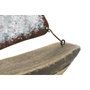 DKD Home Decor Decoración Velero Antique en Paulownia y Metal, Natural y Blanco