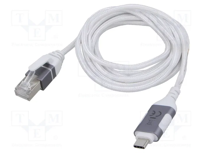 GOOBAY Cable Adaptador USB 3.1 a RJ45 Cat 6 Slim 5m GOOBAY Cable Adaptador USB 3.1 a RJ45 Cat 6 Slim 5m