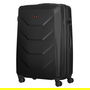 Wenger Prymo Prymo Large Maleta Negra de Policarbonato Rígida con 4 Ruedas 93L Expandible 107L