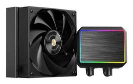 Mars Gaming ML-PROII120 Kit de Refrigeración Líquida AIO para CPU, Radiador 120mm, 1 Ventilador PWM 800-2000 RPM, Ultra Silencioso, TDP 300W, Compatible con Intel y AMD