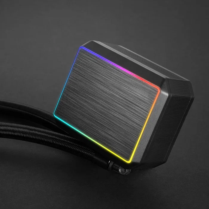 Mars Gaming ML-PROII120 Kit de Refrigeración Líquida AIO para CPU, Radiador 120mm, 1 Ventilador PWM 800-2000 RPM, Ultra Silencioso, TDP 300W, Compatible con Intel y AMD