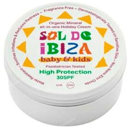 Sol De Ibiza Crema Solar Bebés 0 Meses SPF 30 100 Gr para Piel Sensible