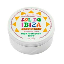 Sol De Ibiza Crema Solar Bebés 0 Meses SPF 30 100 Gr para Piel Sensible