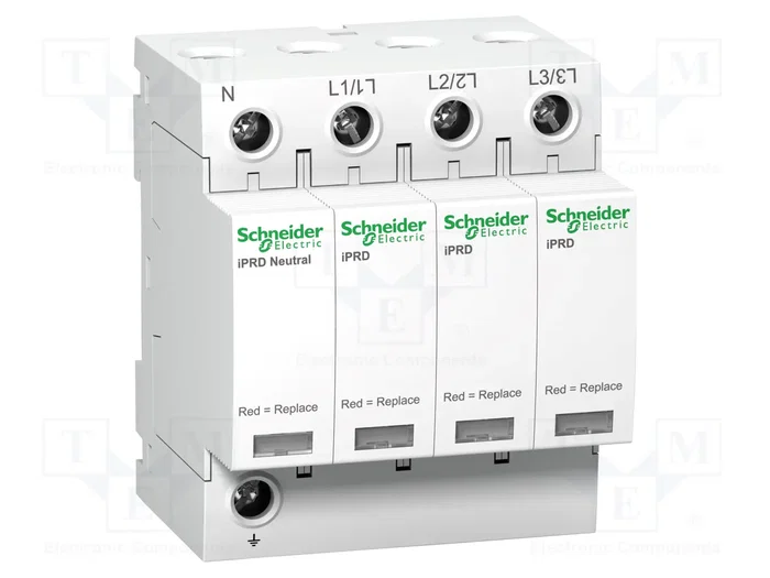 SCHNEIDER ELECTRIC Limitador de sobretensiones ACTI9 Tipo 2 3+N SCHNEIDER ELECTRIC Limitador de sobretensiones ACTI9 Tipo 2 3+N