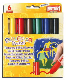Tempera Solida Playcolor Basic Pocket 5Gr. Estuche De 6 Colores