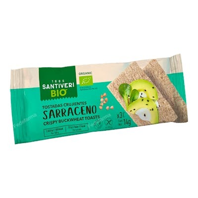 Santiveri Tostadas Trigo Sarraceno Bio 3uds 14gr Santiveri Tostadas Trigo Sarraceno Bio 3uds 14gr