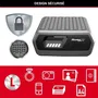 Master Lock Estuche de Seguridad Ignífugo e Impermeable Electrónico 10L