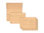 Esselte Subcarpeta Pocket con Bolsa de Fuelle Beige, Pack de 25