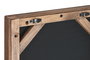 DKD Home Decor Cuadro Moderno Beige Natural Madera Reciclada Pino 44 x 6 x 64 cm (2 Unidades)
