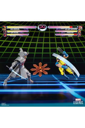 Wolverine Vs Silver Samurai Pack 2 Figuras 15 cm Gamerverse Marvel Legends Series