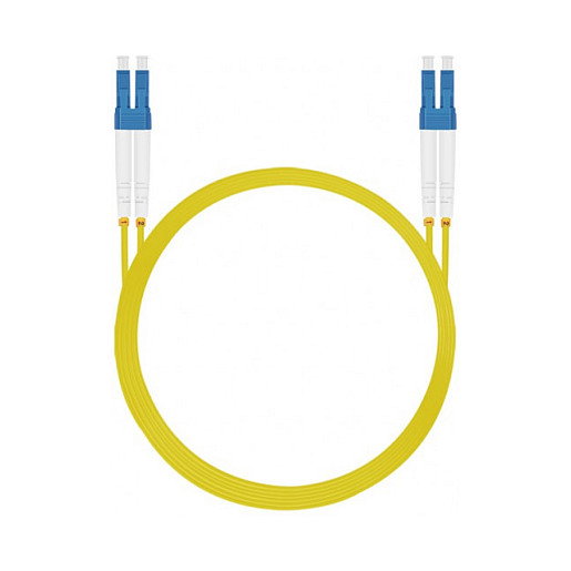Helos Cable de fibra óptica OS2 Duplex LC/LC Amarillo 1,5 m