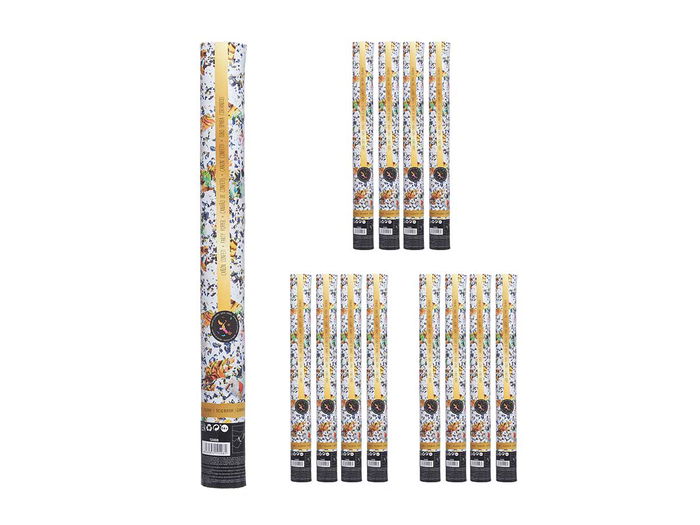 Arte Regal Cañón Confeti 50 cm Multicolor Papel, Cartón y Plástico (Set de 48) Arte Regal Cañón Confeti 50 cm Multicolor Papel, Cartón y Plástico (Set de 48)
