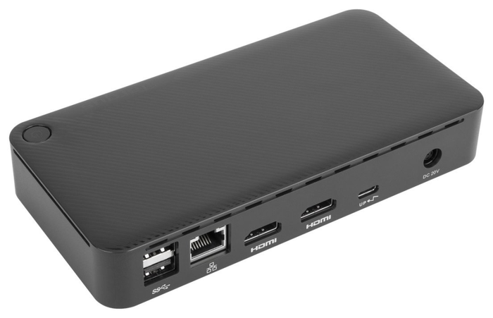 Targus DOCK310EUZ Base para Portátil y Replicador de Puertos USB-C Negro con Doble HDMI y 65W Power Delivery