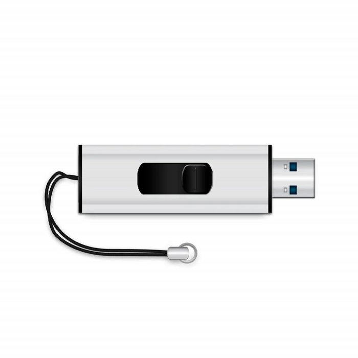 MediaRange MR917 Pendrive 64 GB USB 3.2 Gen 1 Negro/Plata