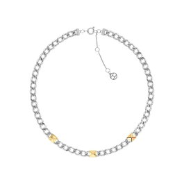 Tommy Hilfiger Collar de Acero Inoxidable Plateado 51cm