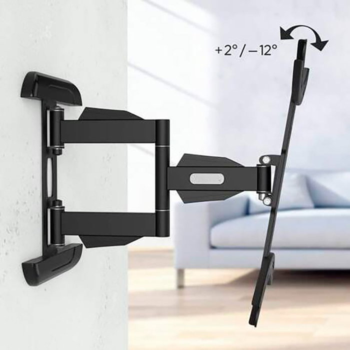 Hama Soporte de Pared Articulado para TV de 32 a 65 pulgadas, Negro