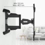 Hama Soporte de Pared Articulado para TV de 32 a 65 pulgadas, Negro