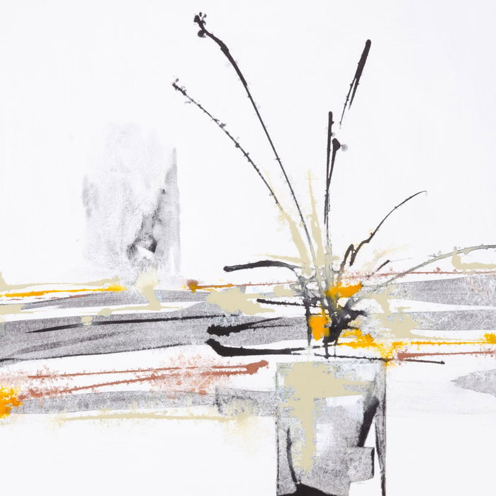 Cuadro Pintura Jarrones 2/M Lienzo 100 X 100 cm (Set de 2)