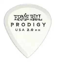 Ernieball Púas Prodigy Blanca Mini 2.0 Mm - 6 Unidades