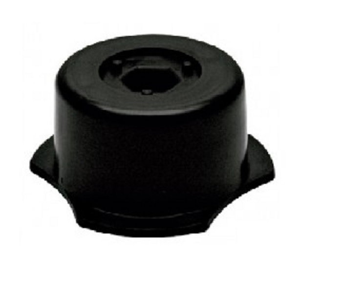 Q&Q Pata Plástico Redonda Aron D55 H70 Negro