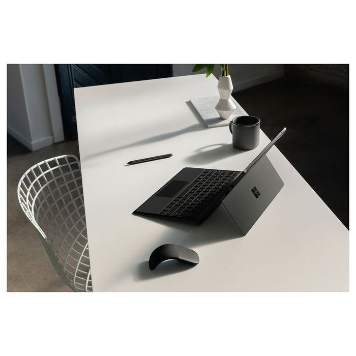 Microsoft Surface Arc Mouse, Ratón Inalámbrico Bluetooth, Ambidextro, 1800 DPI, Negro