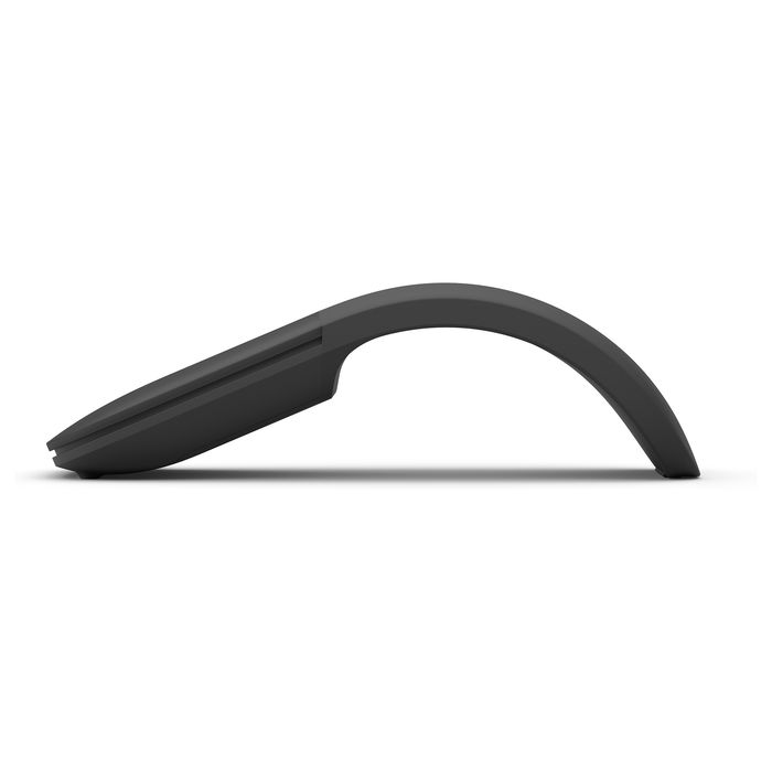 Microsoft Surface Arc Mouse, Ratón Inalámbrico Bluetooth, Ambidextro, 1800 DPI, Negro