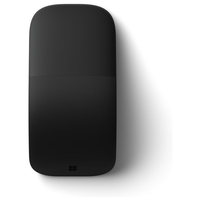 Microsoft Surface Arc Mouse, Ratón Inalámbrico Bluetooth, Ambidextro, 1800 DPI, Negro