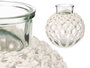 Giftdecor Jarron Macrame Esfera Blanco 25x26.5x25 cm (Set de 4)