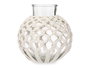 Giftdecor Jarron Macrame Esfera Blanco 25x26.5x25 cm (Set de 4)