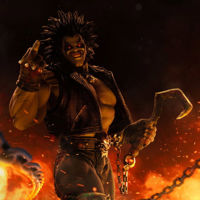 Iron Studios Estatua 1/10 Art Scale Lobo Unleashed DC Comics