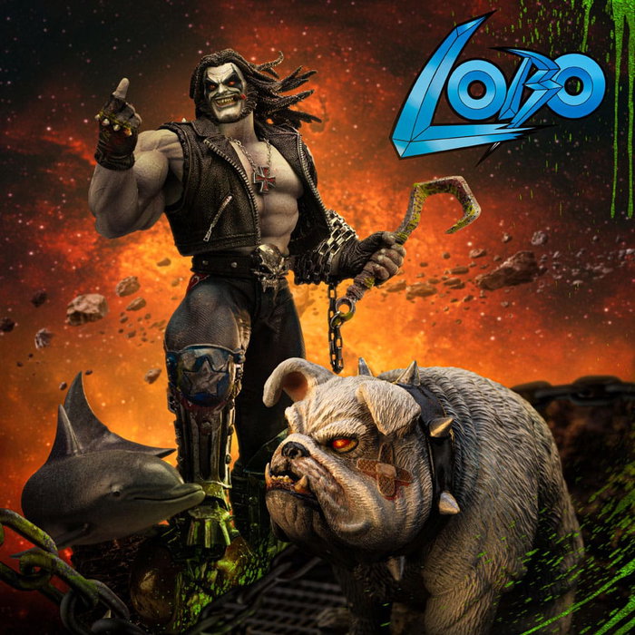 Iron Studios Estatua 1/10 Art Scale Lobo Unleashed DC Comics