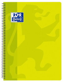 Bloc Oxford School Classic Tapa Pp Fº 80H Cuadric.4X4 90G Lima (Set de 5)
